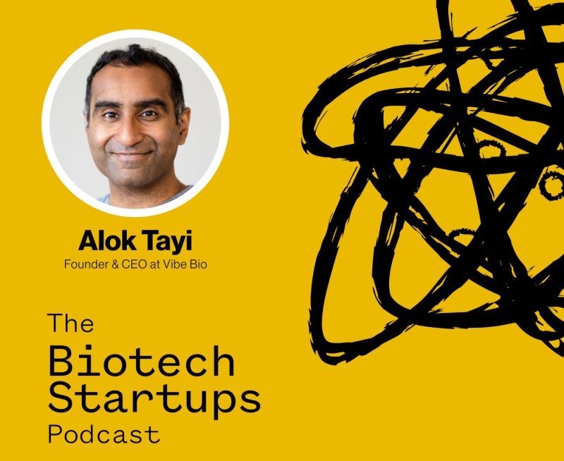 The biotech startups podcast episode art.